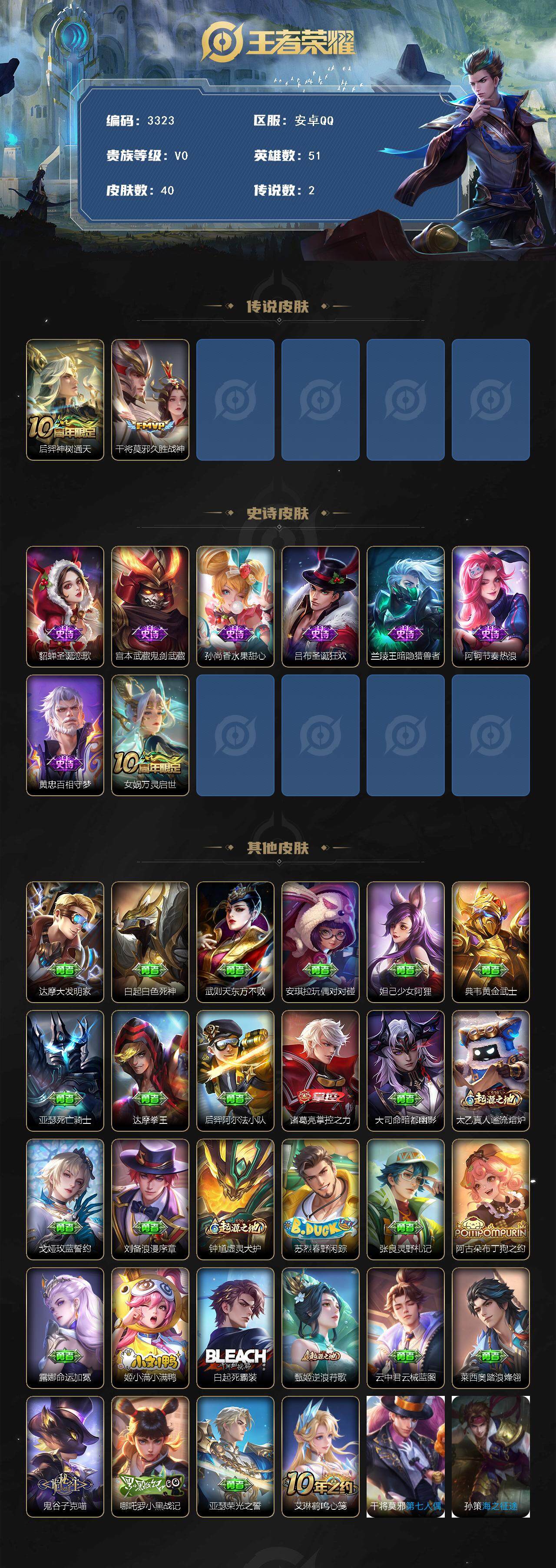 WZJZ3374359王者荣耀账号详情图2