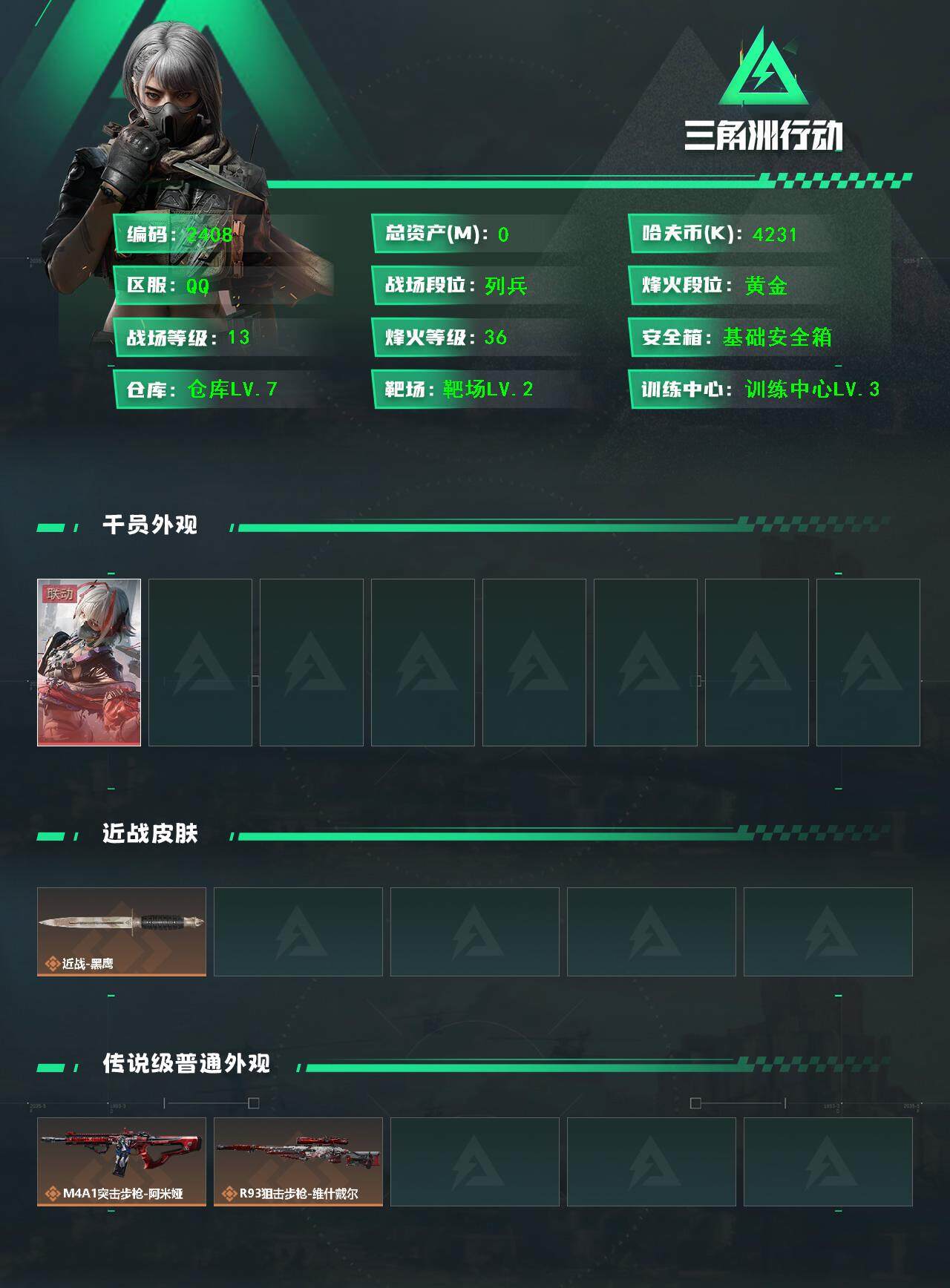 SJZCMW362268三角洲行动账号详情图2