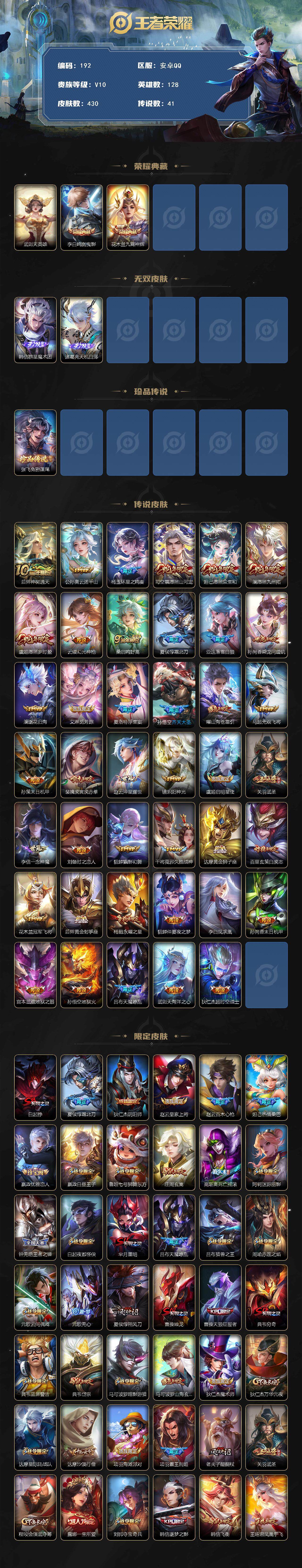 WZCMW3369178王者荣耀账号详情图2