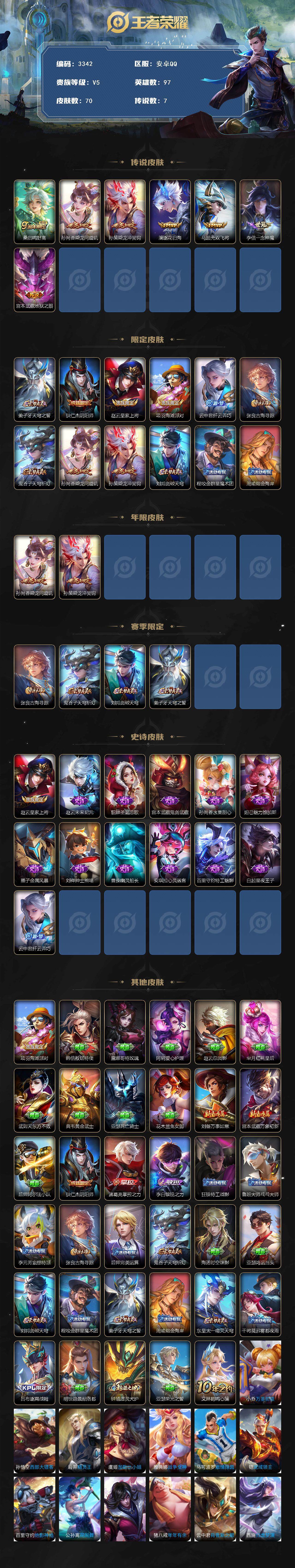 WZJZ3376551王者荣耀账号详情图2