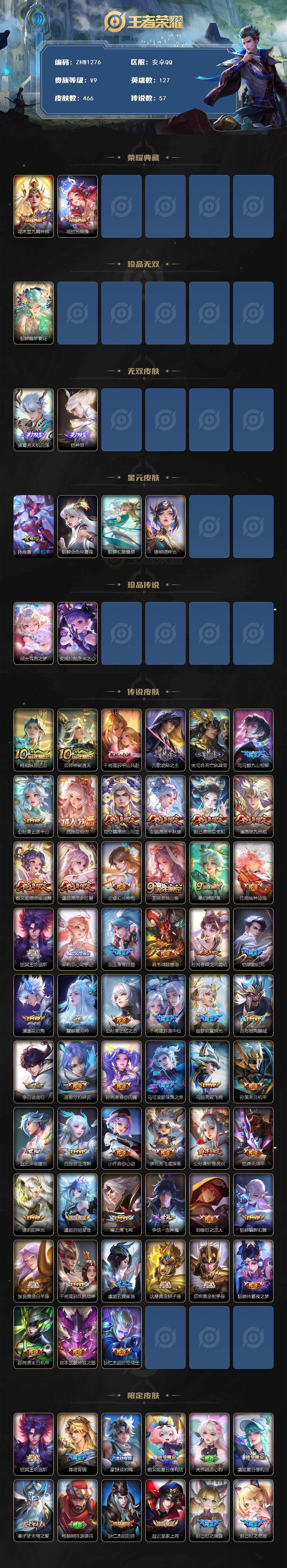 WZLE3371518王者荣耀账号详情图2