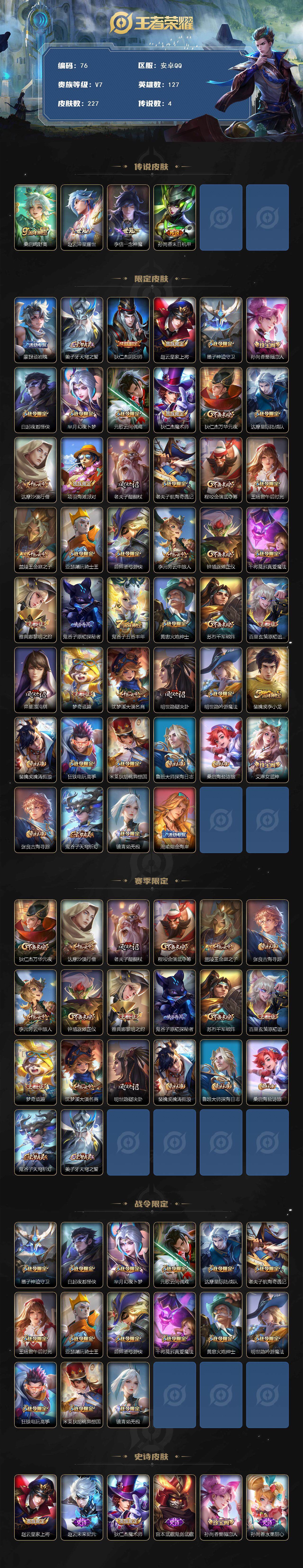 WZCMW3369558王者荣耀账号详情图2