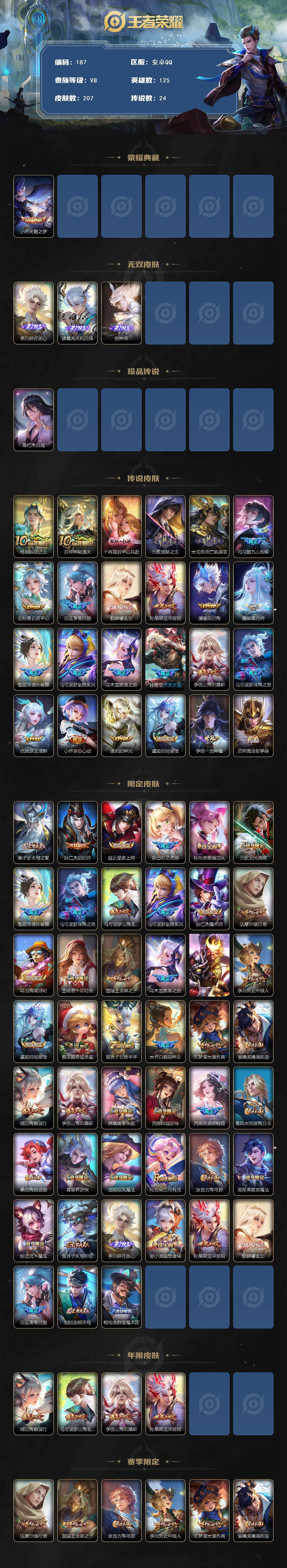 WZCMW3369782王者荣耀账号详情图2