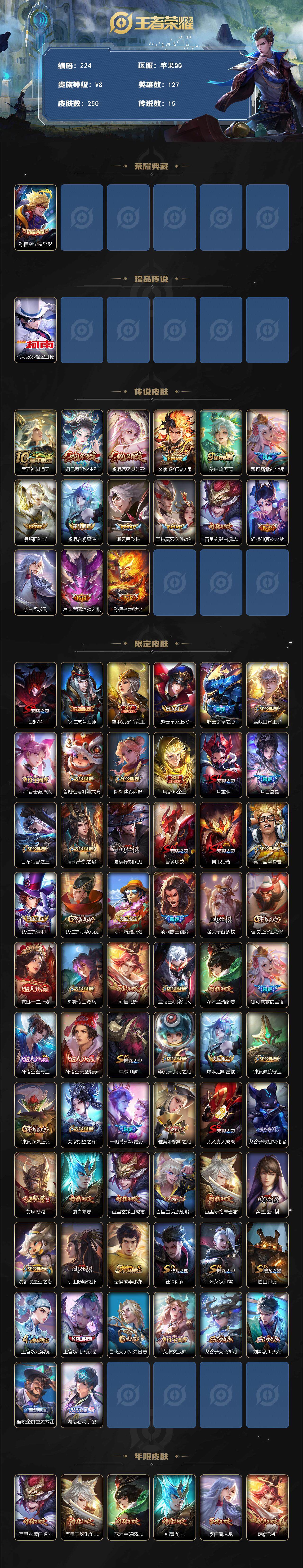 WZCMW3369785王者荣耀账号详情图2