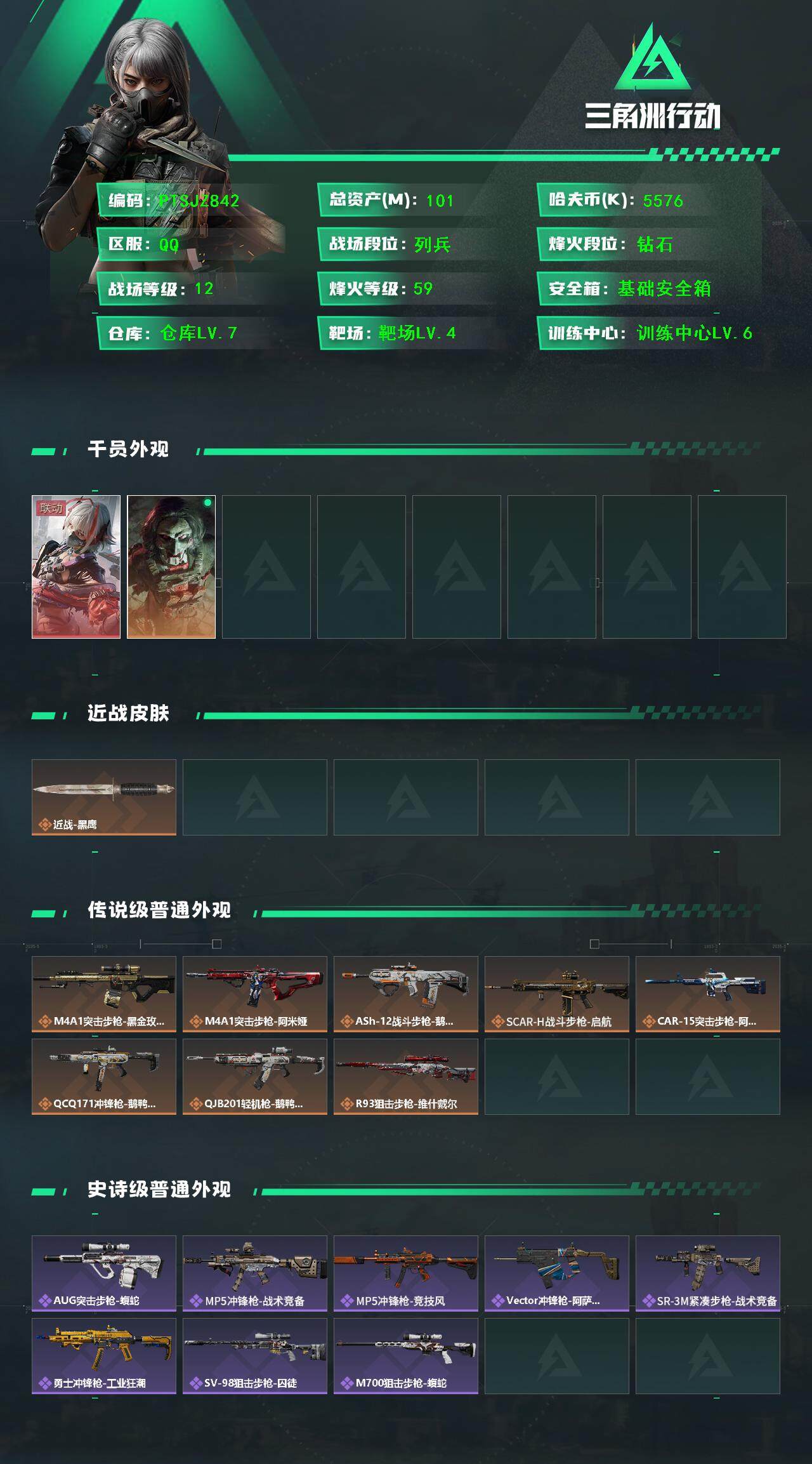 SJZCMW362597三角洲行动账号详情图2