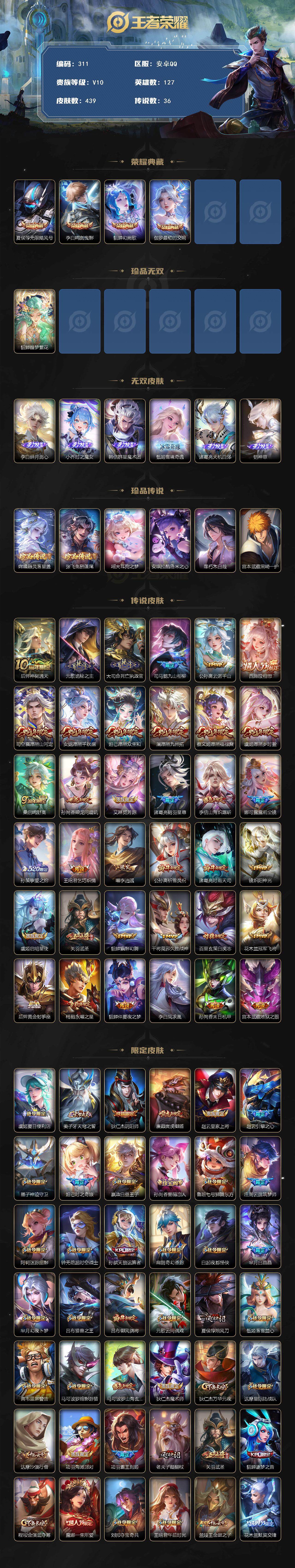 WZCMW3369919王者荣耀账号详情图2