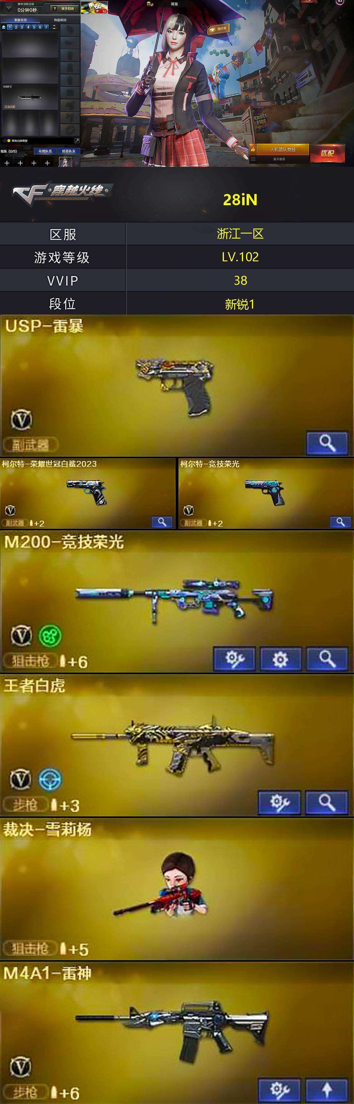 CFQM333012穿越火线账号详情图3 CFQM333012穿越火线账号详情图3