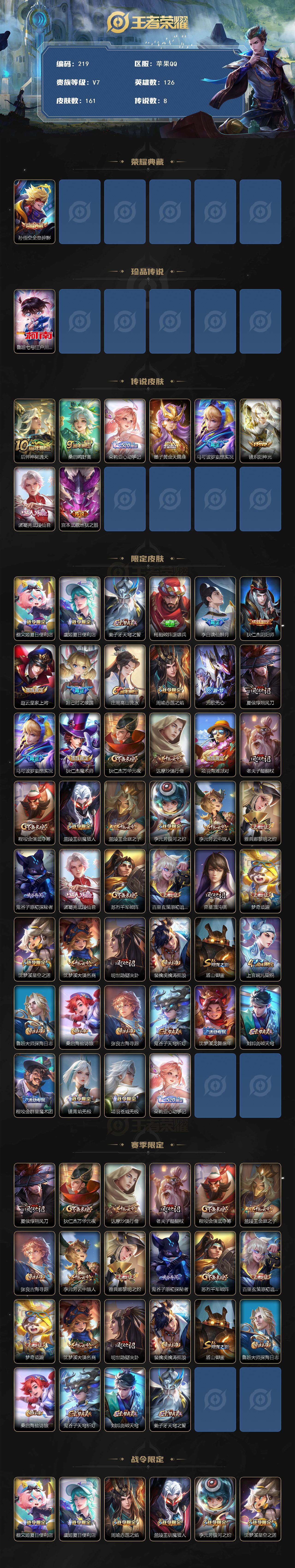 WZCMW3371351王者荣耀账号详情图2