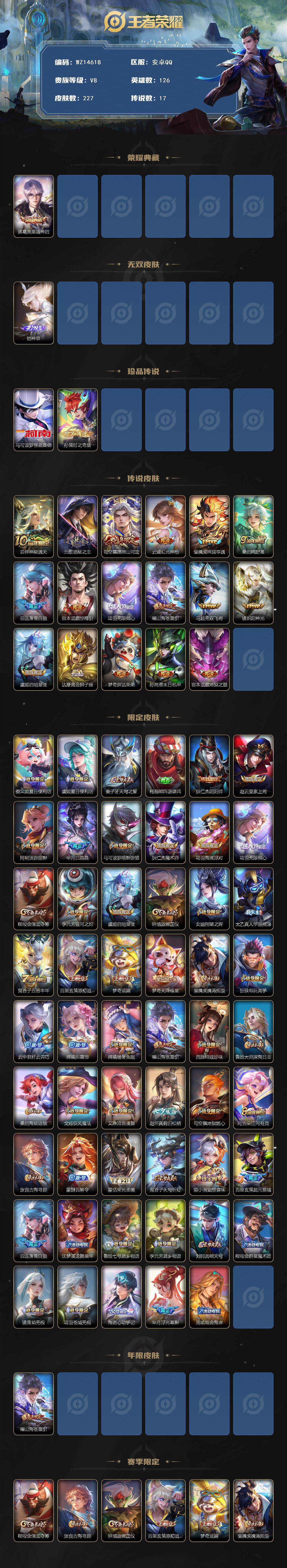 WZ0349467王者荣耀账号详情图2