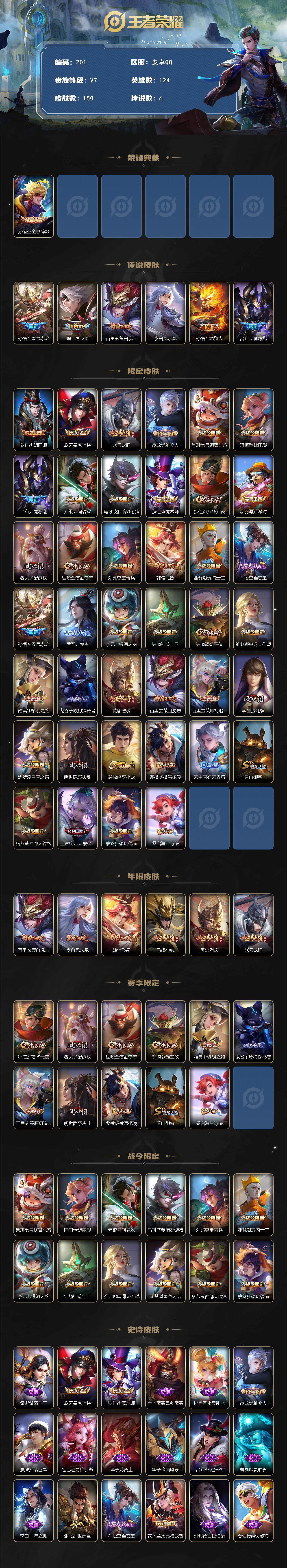 WZCMW3371733王者荣耀账号详情图2