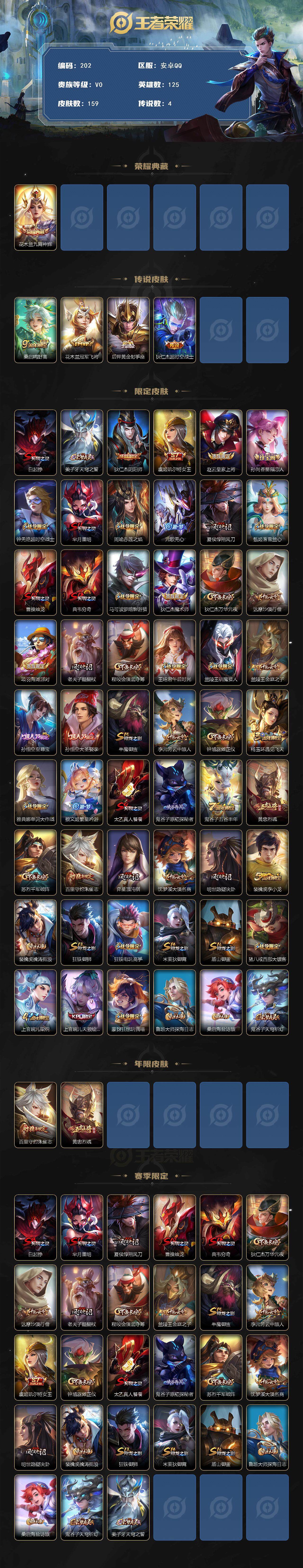 WZCMW3371738王者荣耀账号详情图2