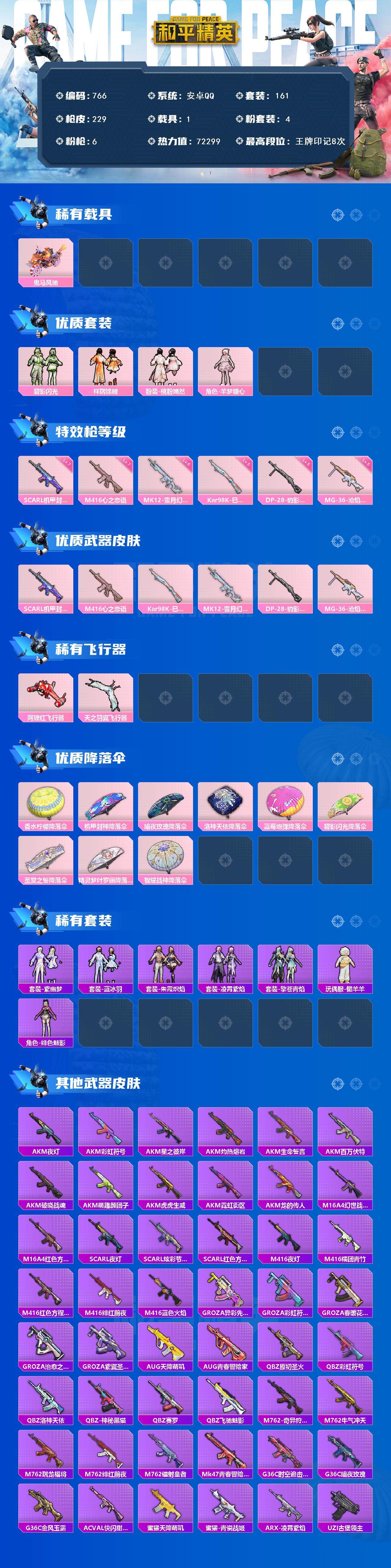 HPCMW3424087和平精英账号详情图2 HPCMW3424087和平精英账号详情图2