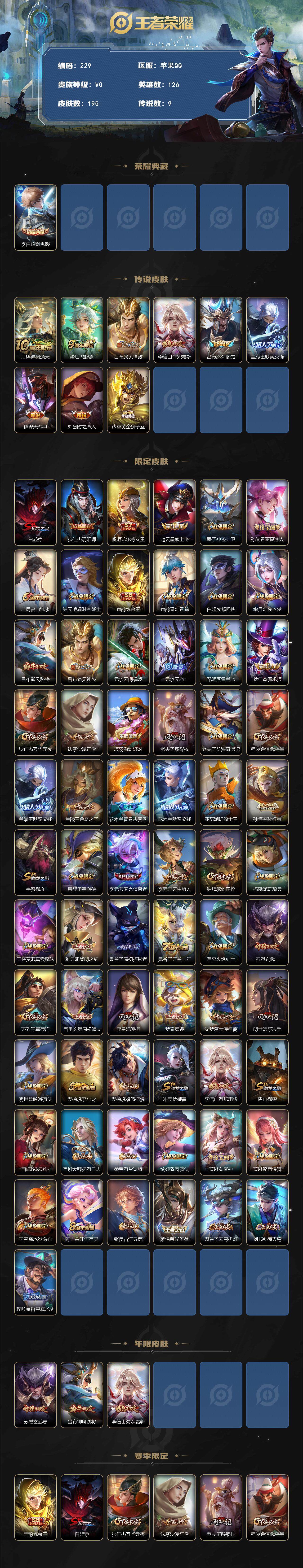 WZCMW3370980王者荣耀账号详情图2