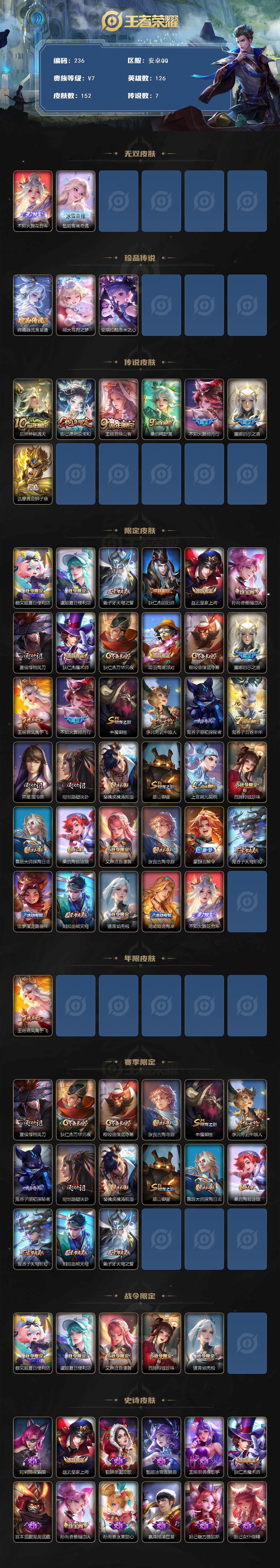 WZCMW3370992王者荣耀账号详情图2