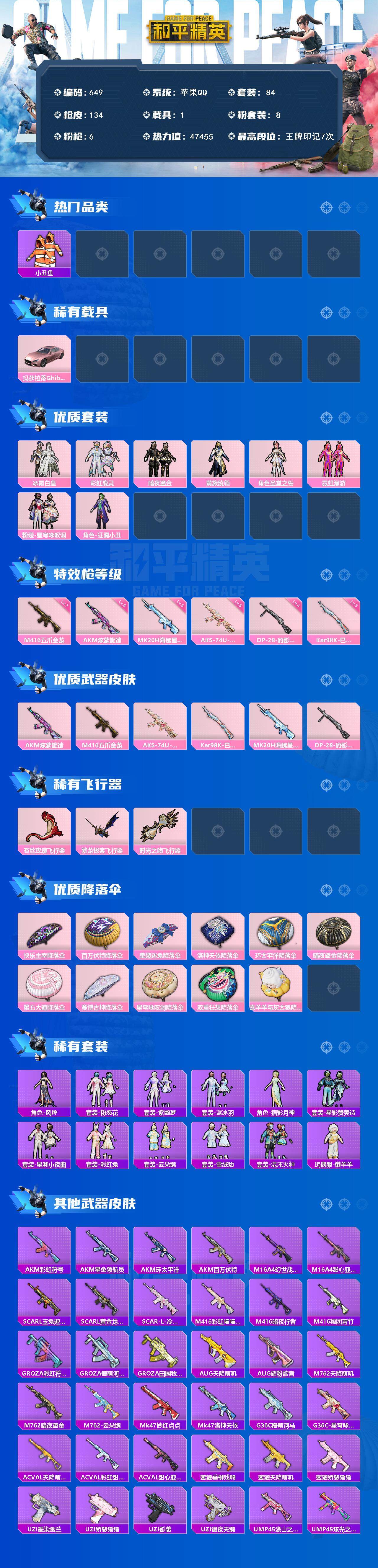 HPCMW3424051和平精英账号详情图2 HPCMW3424051和平精英账号详情图2