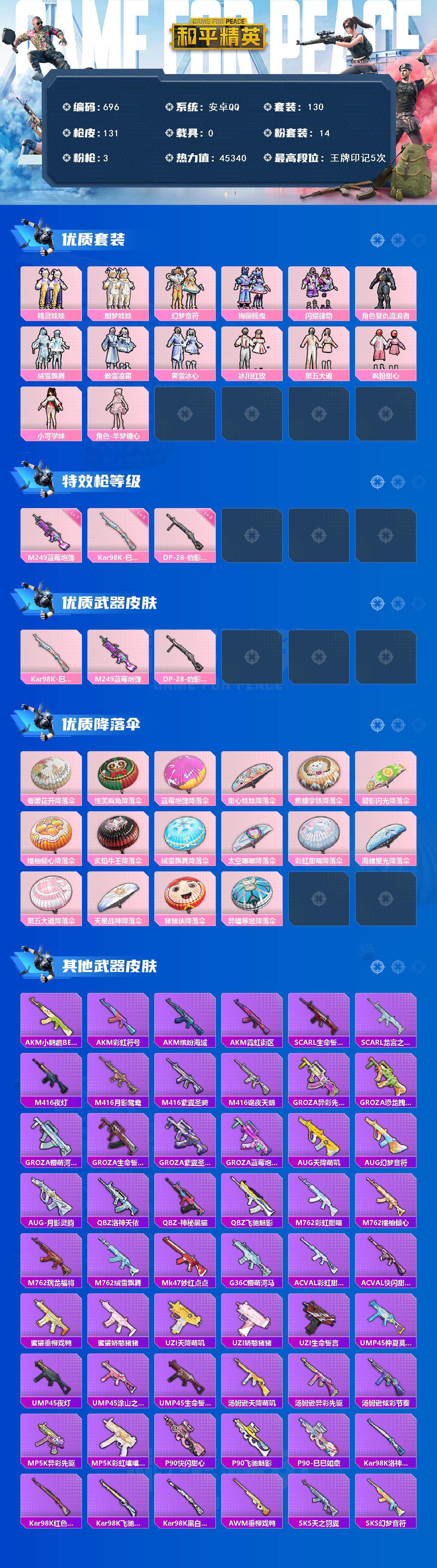 HPCMW3424081和平精英账号详情图2 HPCMW3424081和平精英账号详情图2