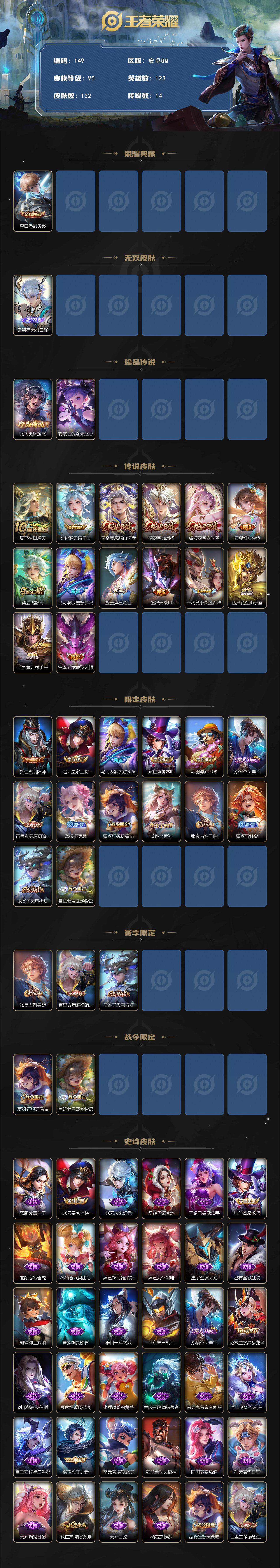 WZCMW3372552王者荣耀账号详情图2