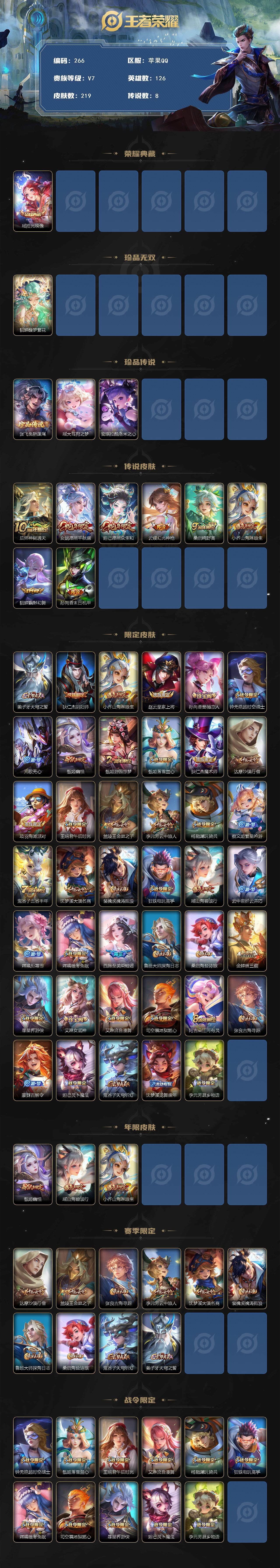 WZCMW3372917王者荣耀账号详情图2