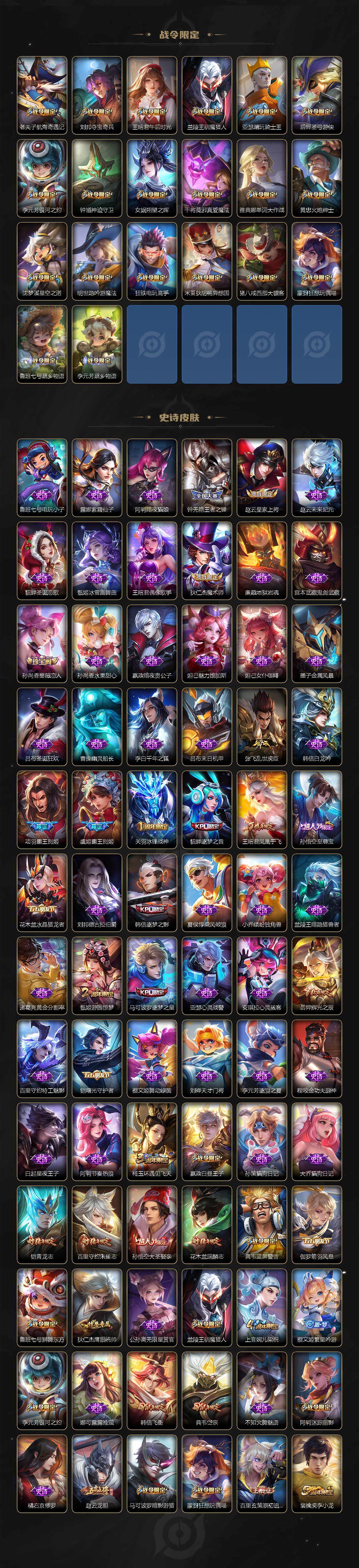 WZLX3376420王者荣耀账号详情图4