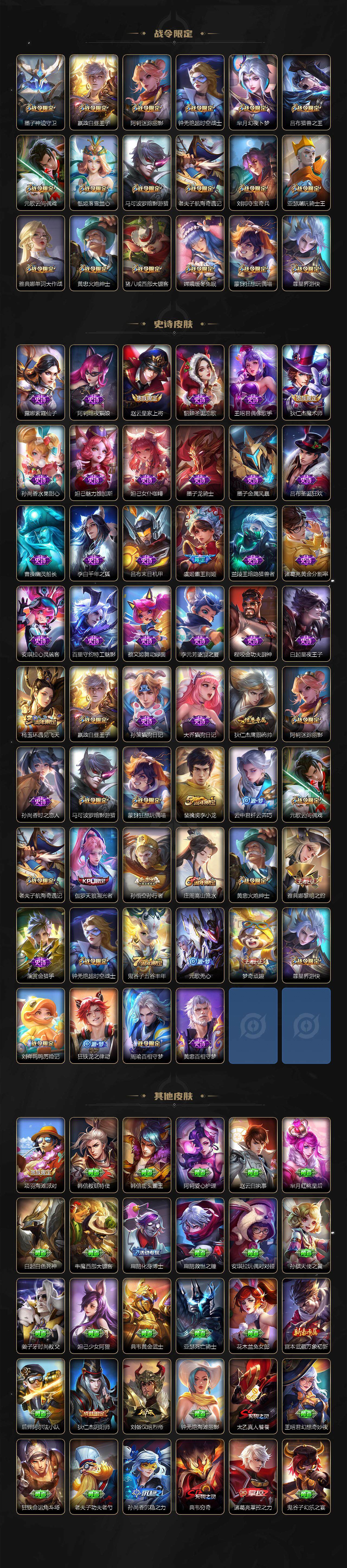 WZXS3438539王者荣耀账号详情图3 WZXS3438539王者荣耀账号详情图3