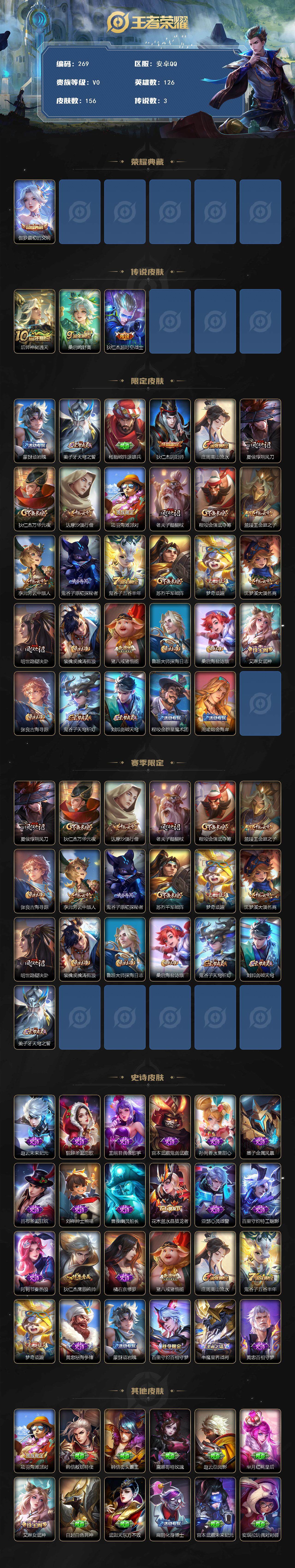 WZCMW3375378王者荣耀账号详情图2