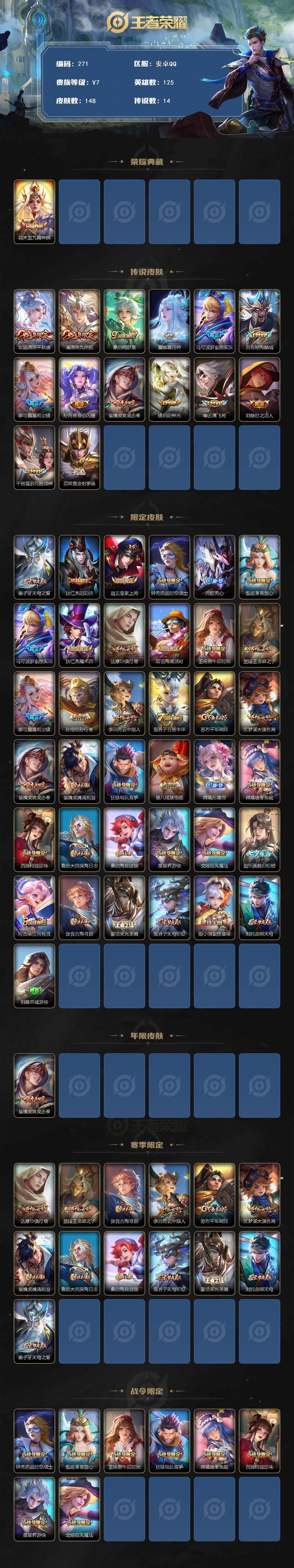 WZCMW3375385王者荣耀账号详情图2