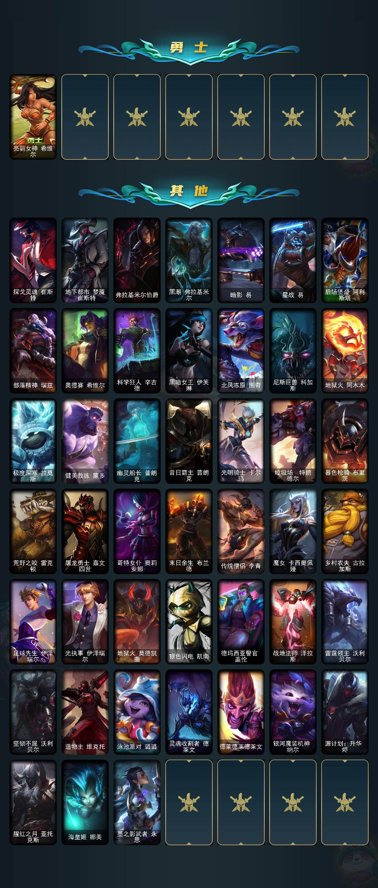 LOLCMW321185英雄联盟账号详情图3 LOLCMW321185英雄联盟账号详情图3