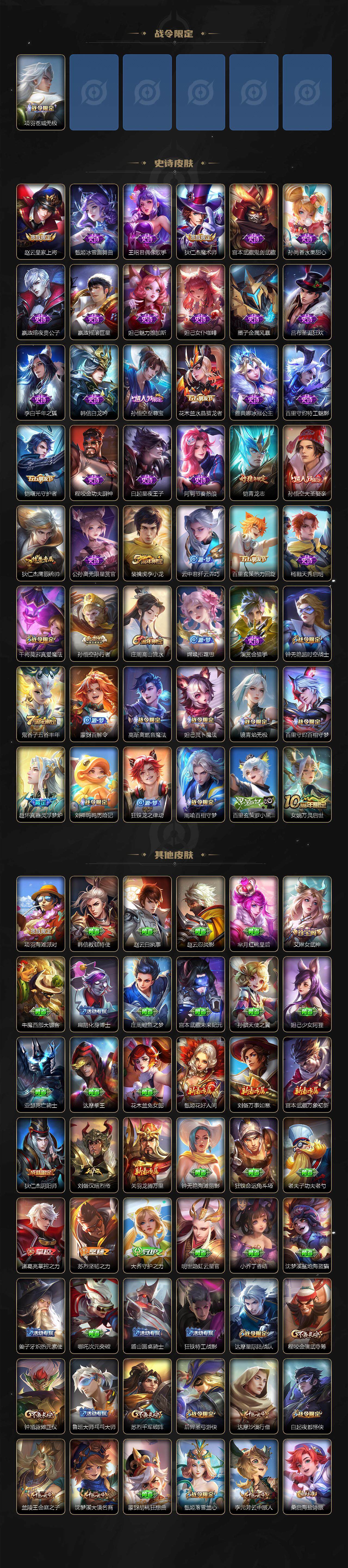 WZLE3377437王者荣耀账号详情图3