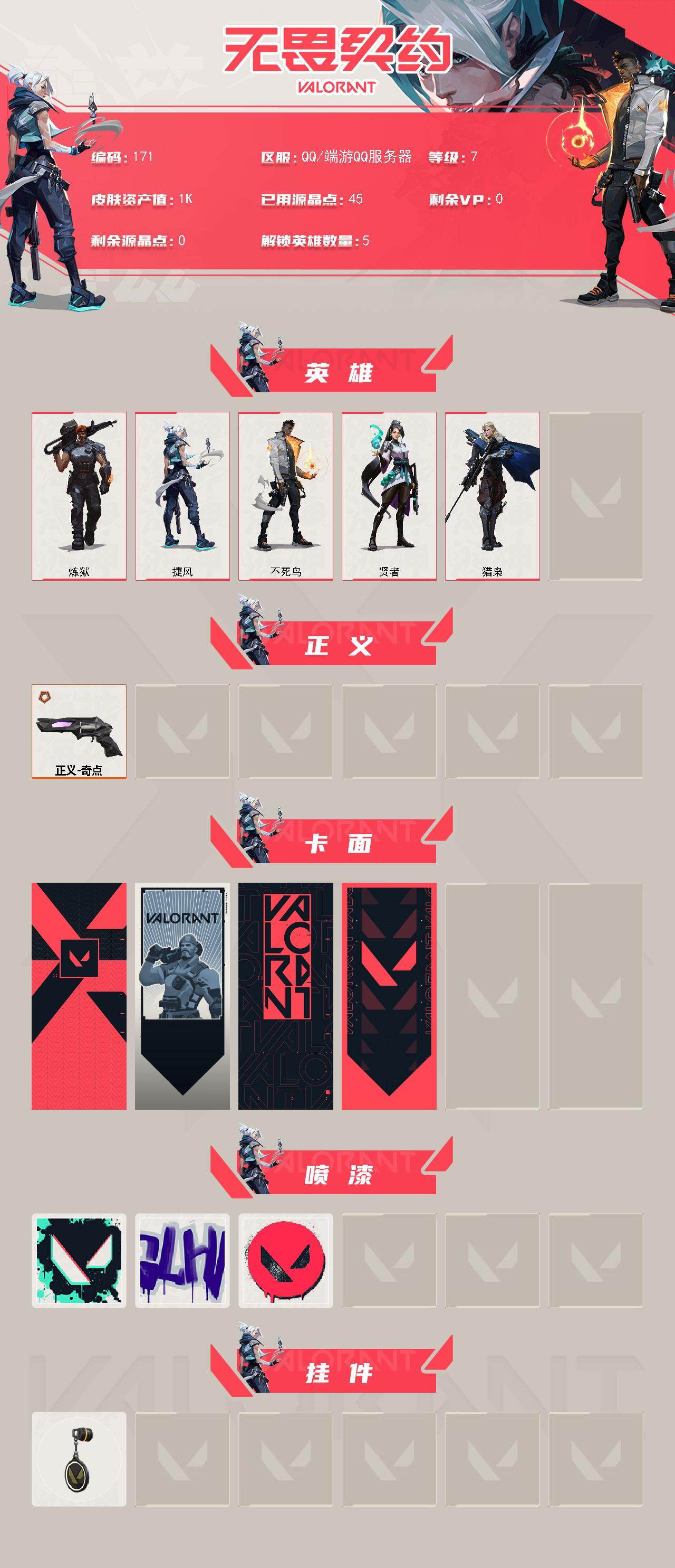 WWQXL323880无畏契约账号详情图2 WWQXL323880无畏契约账号详情图2