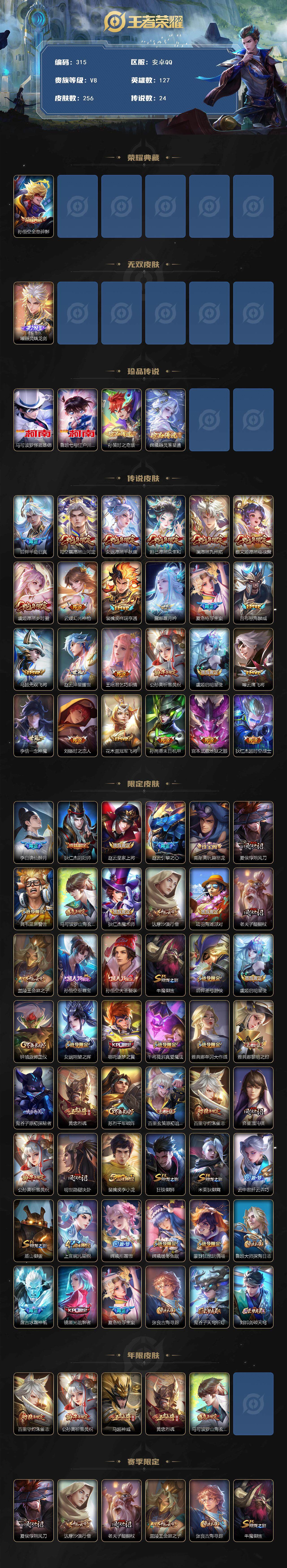 WZCMW3377199王者荣耀账号详情图2