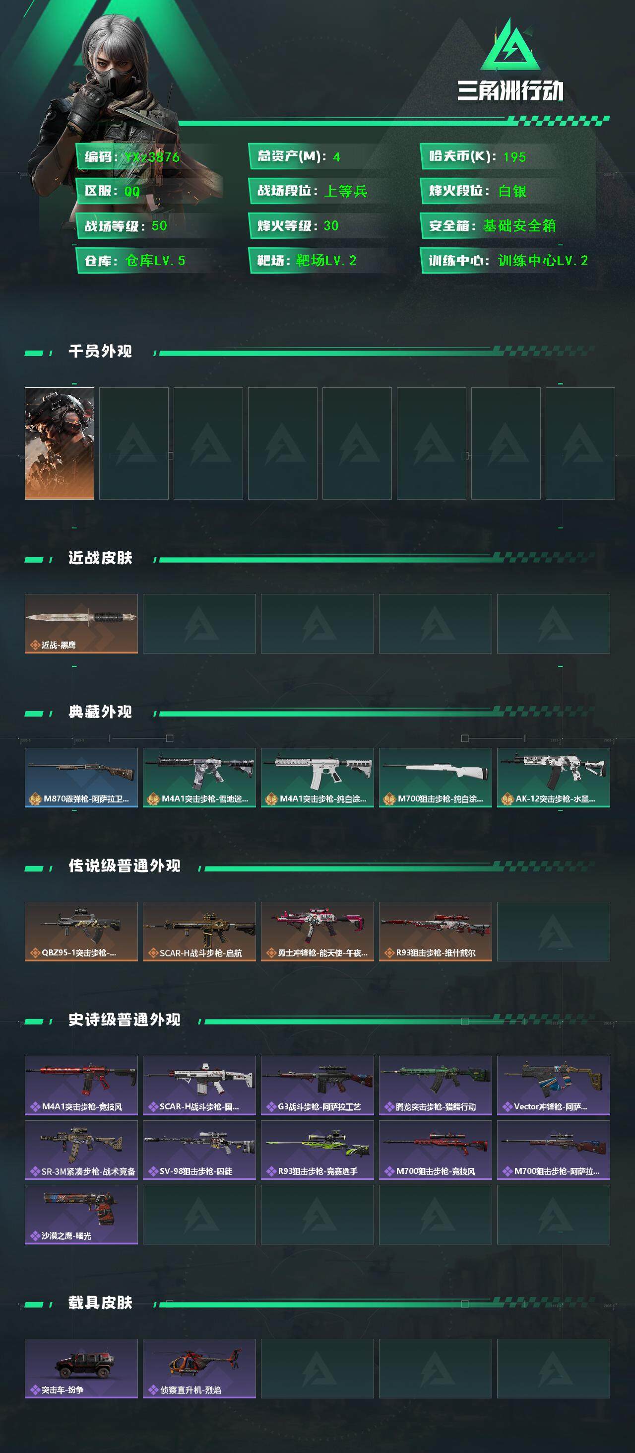 SJZCMW421835三角洲行动账号详情图2