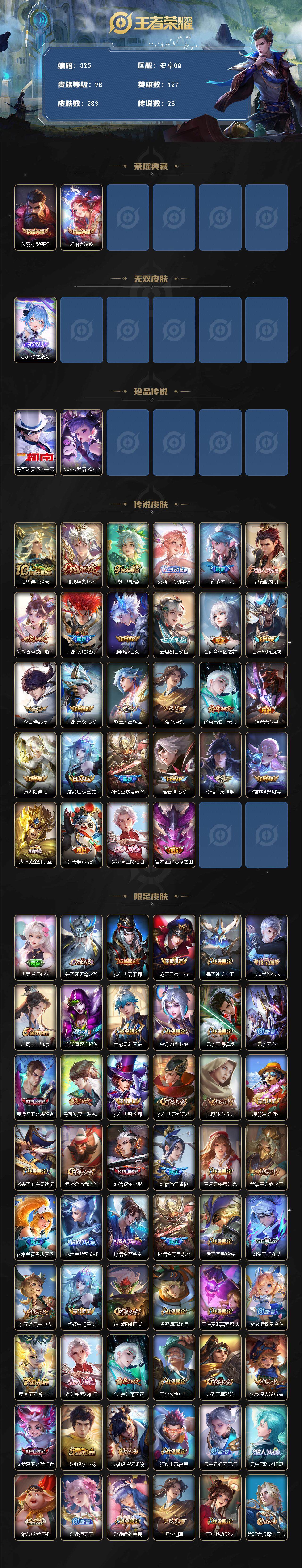 WZCMW3377204王者荣耀账号详情图2