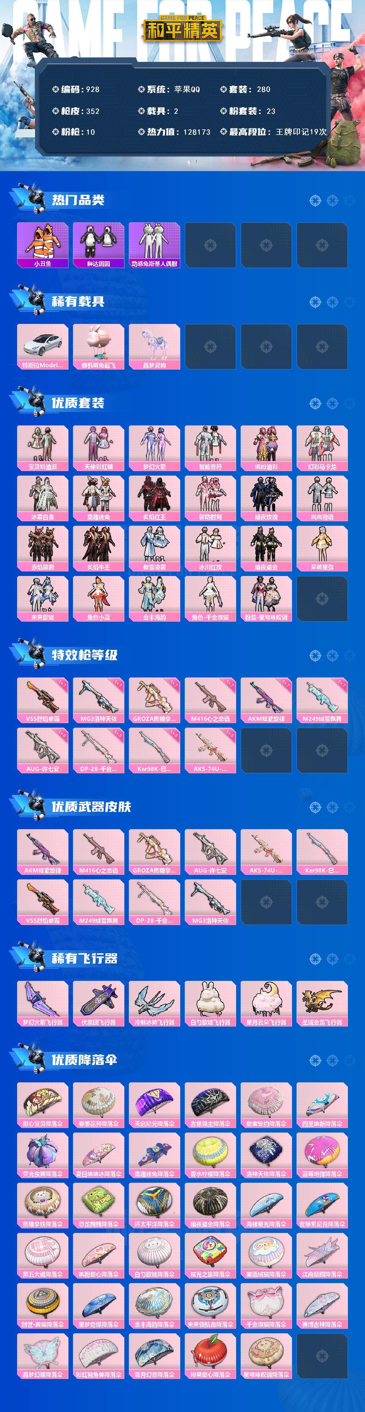 HPCMW3424727和平精英账号详情图2 HPCMW3424727和平精英账号详情图2