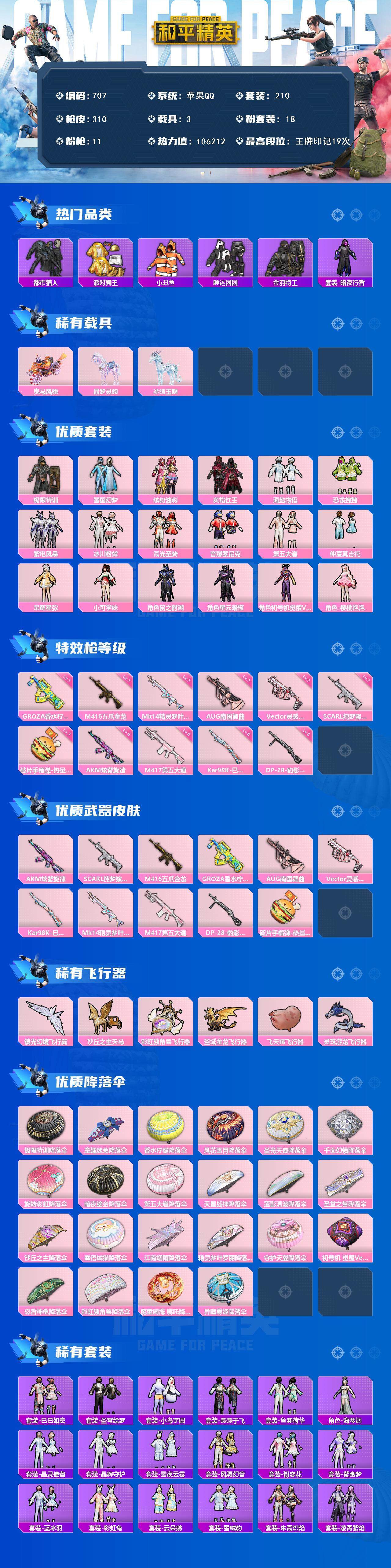 HPCMW3424739和平精英账号详情图2 HPCMW3424739和平精英账号详情图2