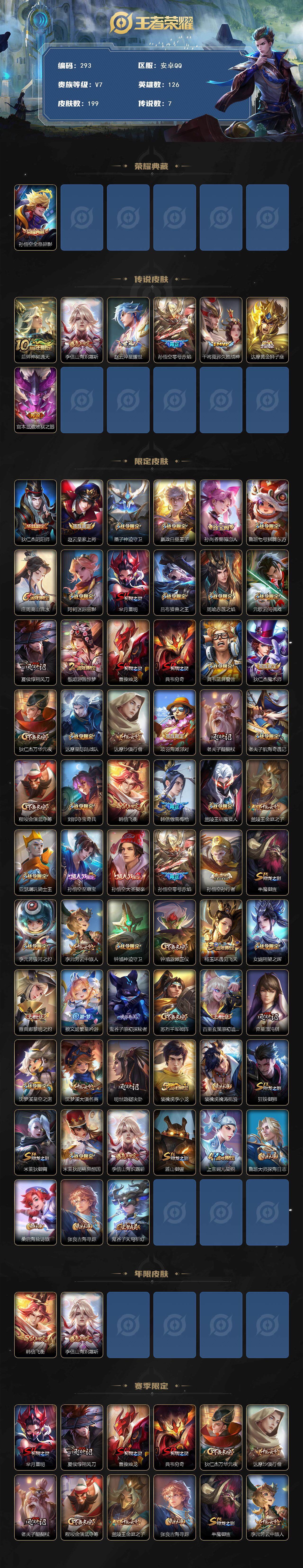 WZCMW3379003王者荣耀账号详情图2