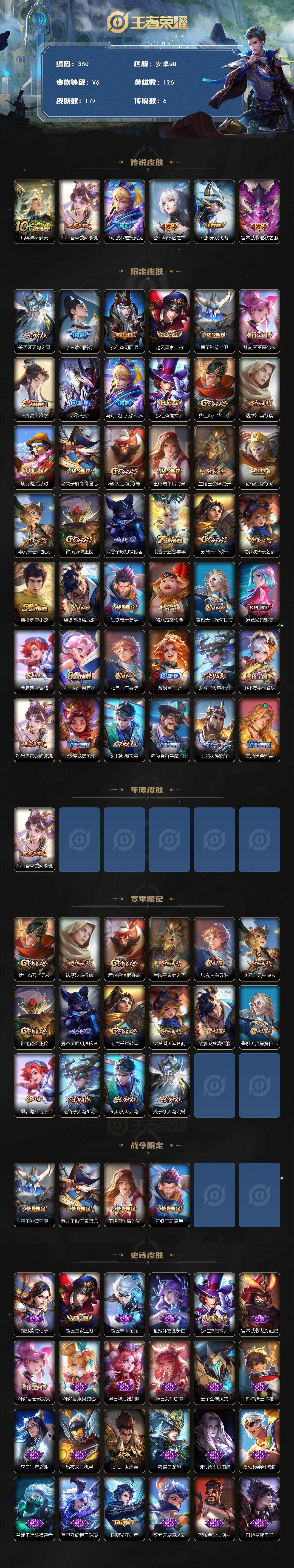 WZCMW3379492王者荣耀账号详情图2 WZCMW3379492王者荣耀账号详情图2