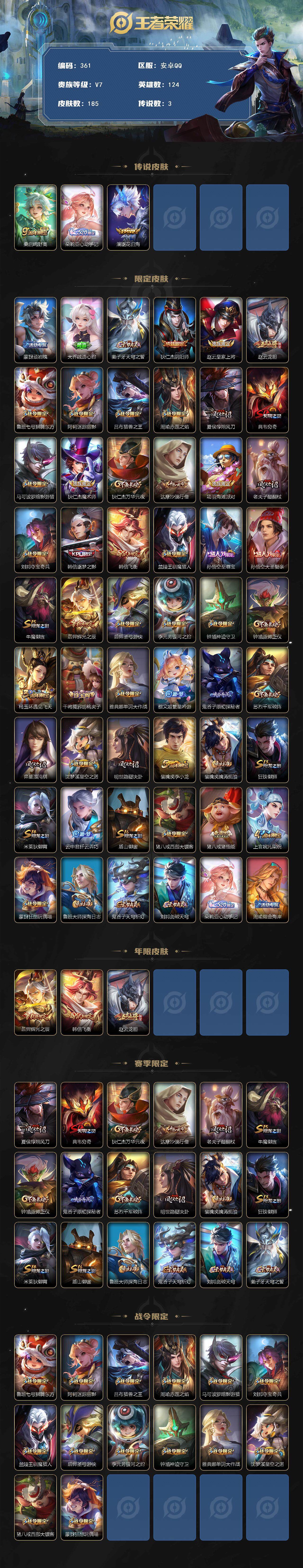 WZCMW3379504王者荣耀账号详情图2