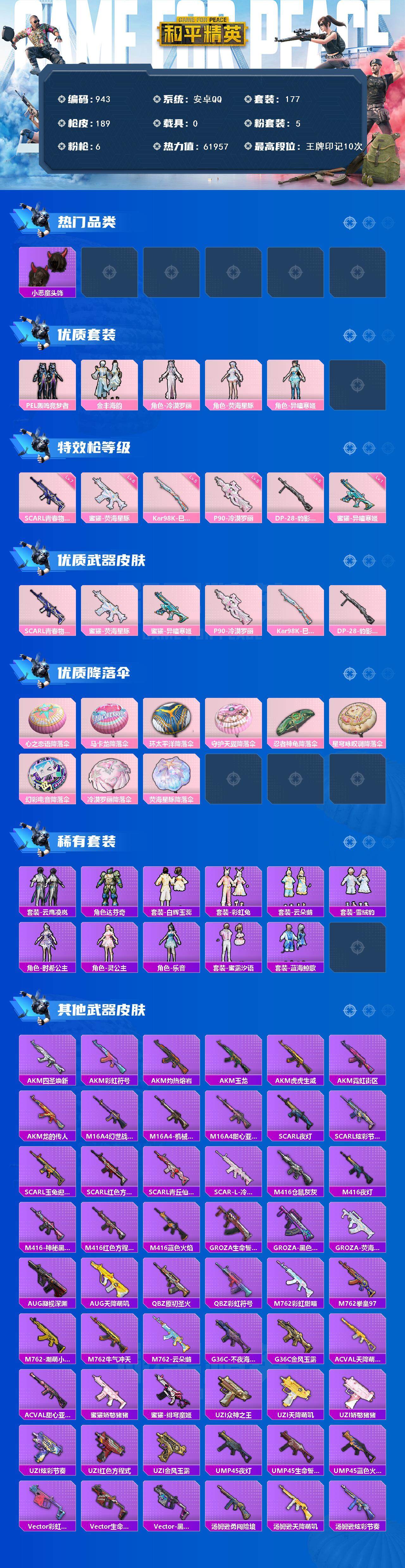 HPCMW3424816和平精英账号详情图2 HPCMW3424816和平精英账号详情图2