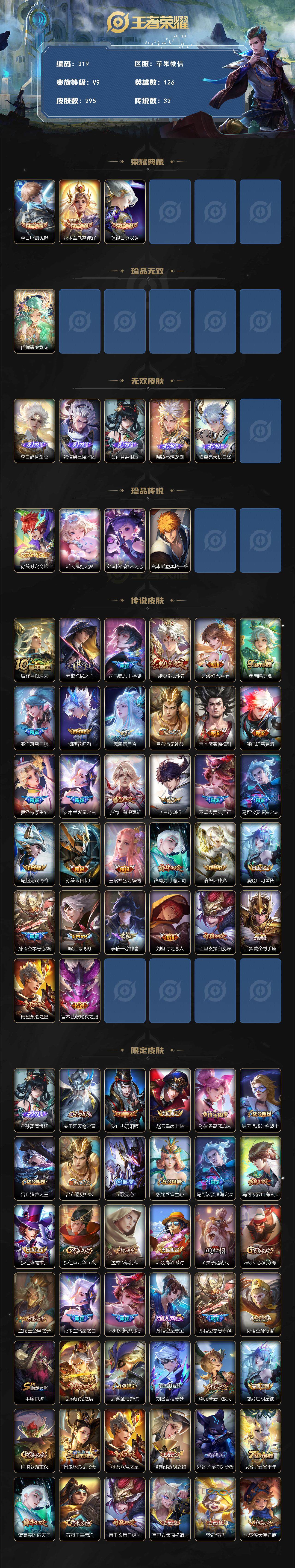 WZCMW3387536王者荣耀账号详情图2