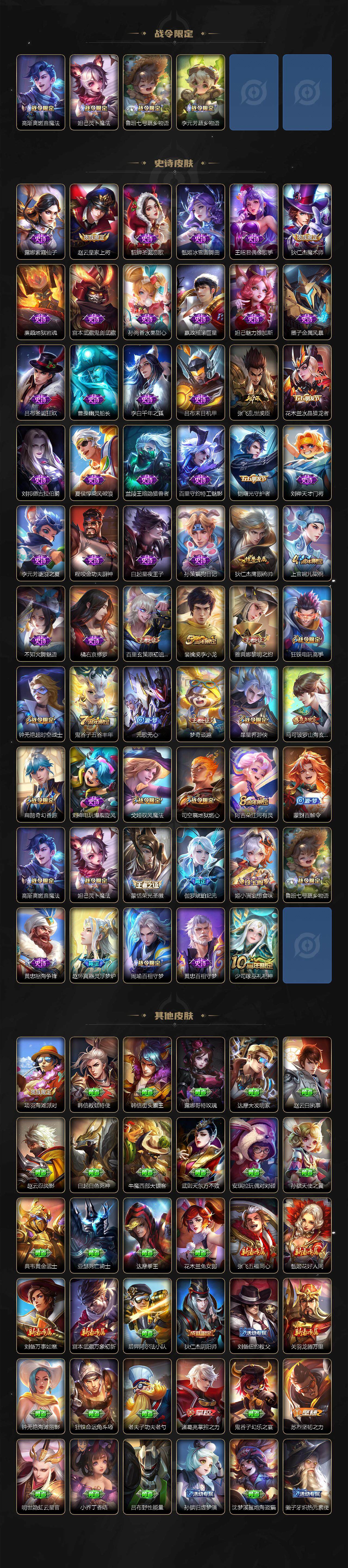 WZLX3384690王者荣耀账号详情图3 WZLX3384690王者荣耀账号详情图3