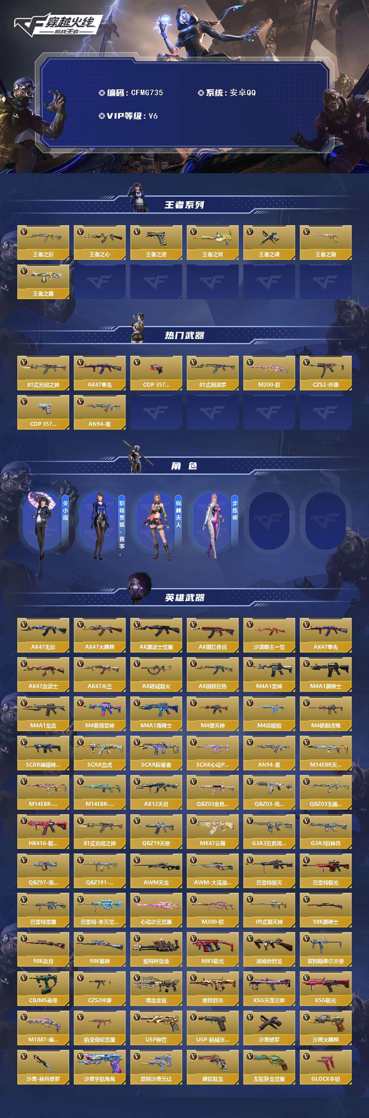 CFMQM366837枪战王者账号详情图3 CFMQM366837枪战王者账号详情图3