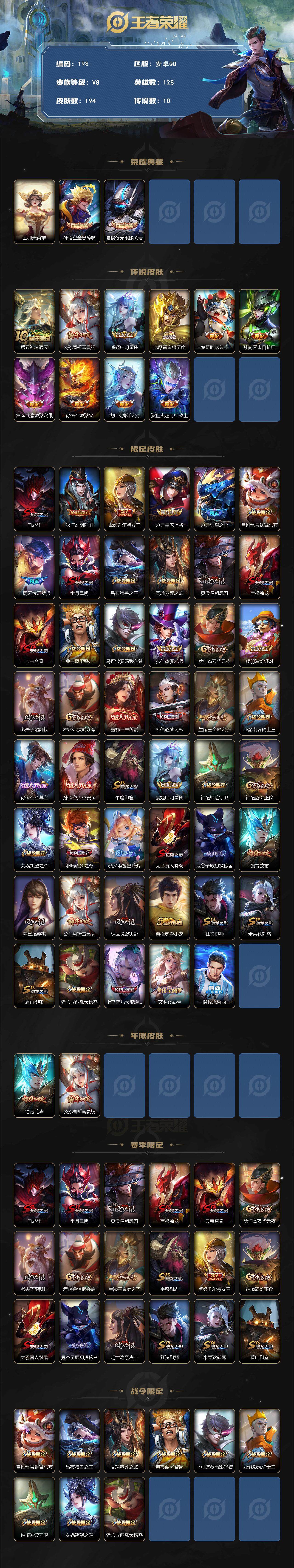 WZCMW3380924王者荣耀账号详情图2