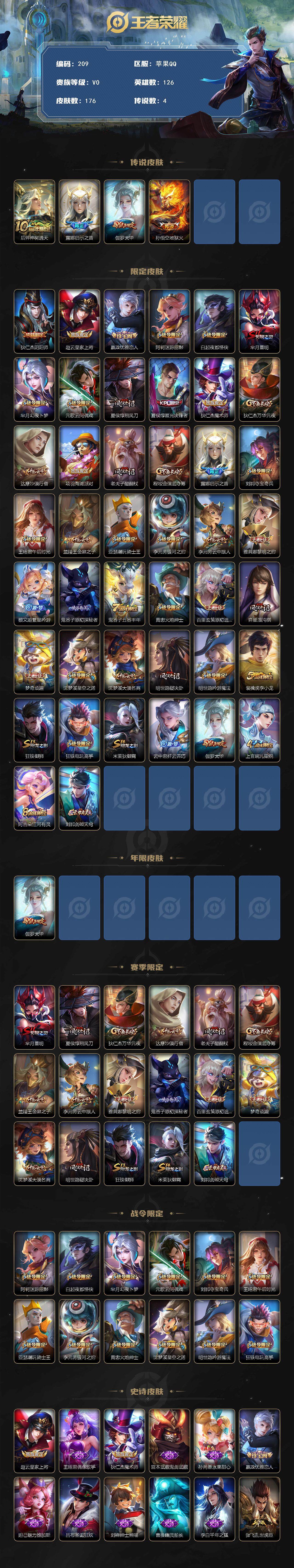 WZCMW3380943王者荣耀账号详情图2