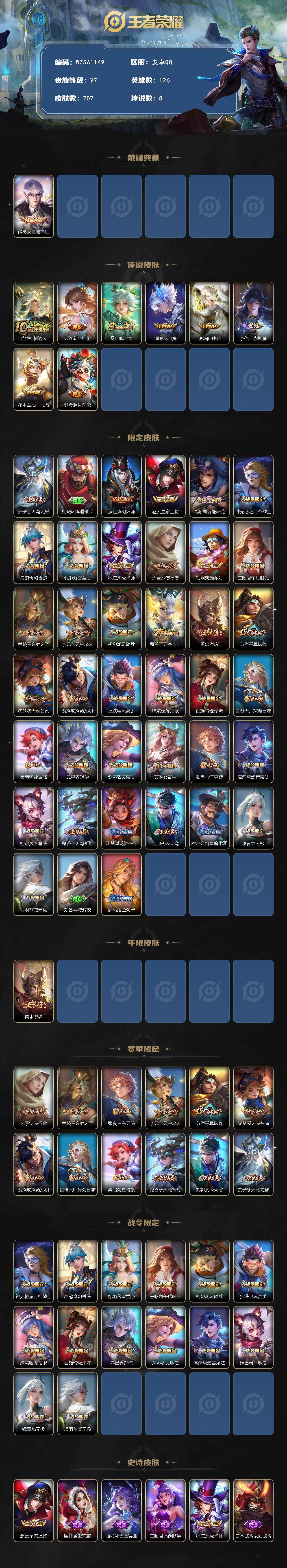 WZEY3380448王者荣耀账号详情图2