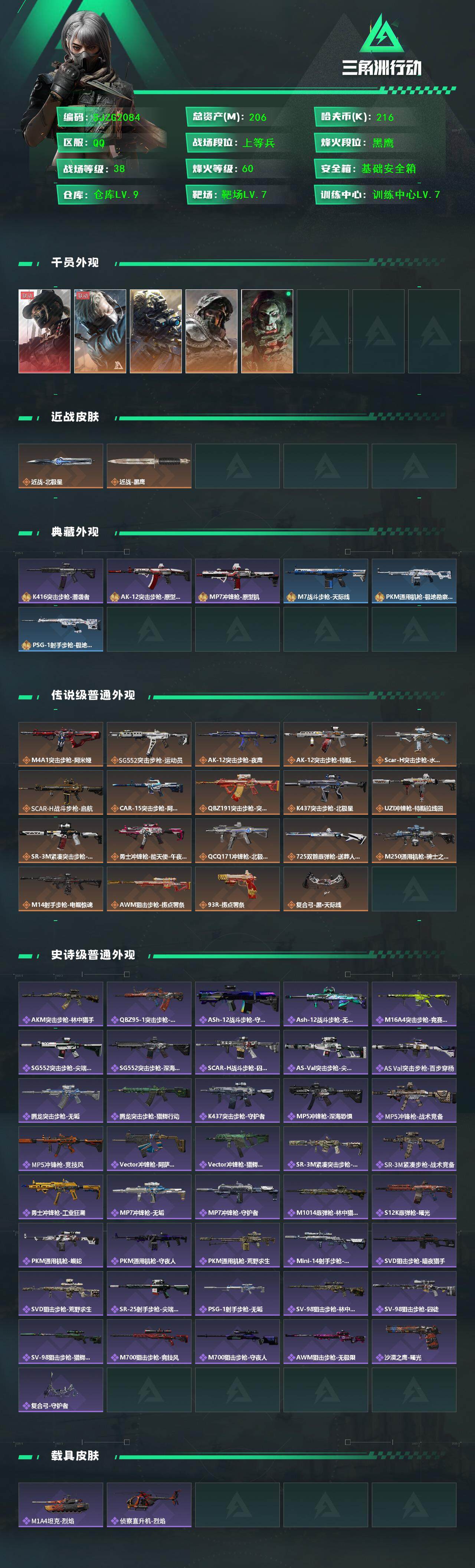 SJZQM370404三角洲行动账号详情图3 SJZQM370404三角洲行动账号详情图3