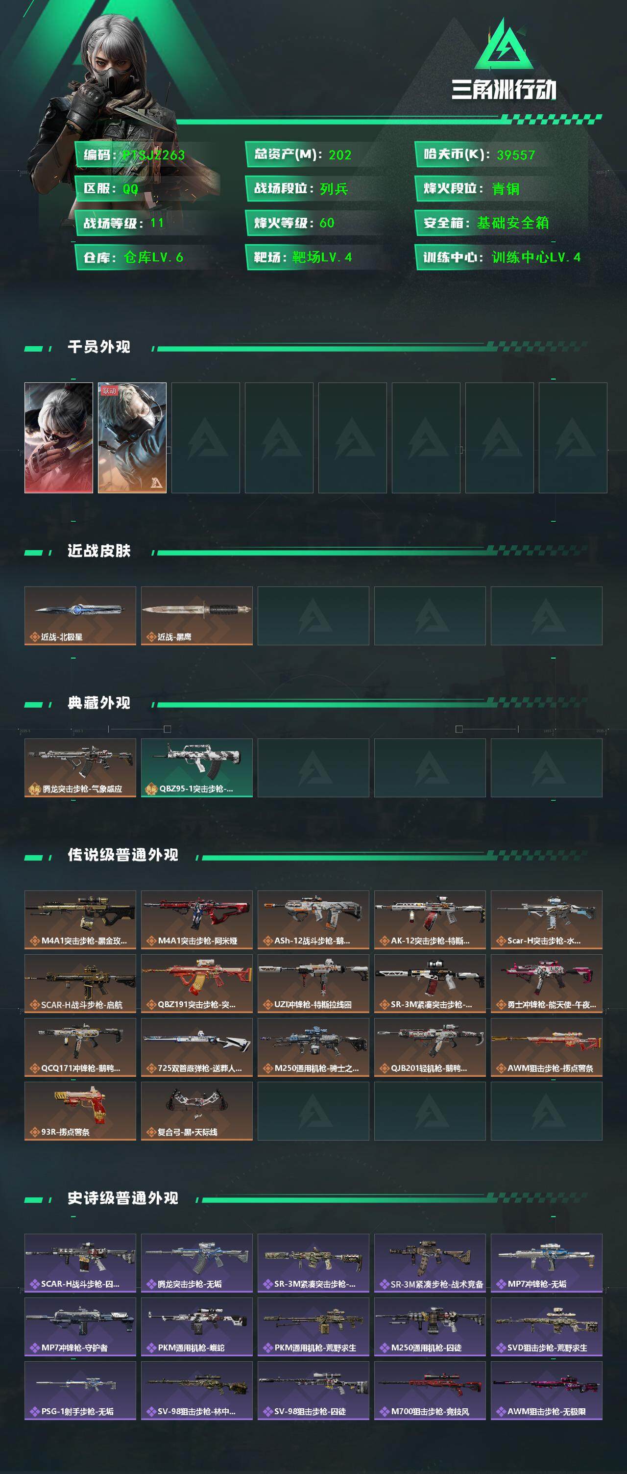 SJZCMW393798三角洲行动账号详情图2