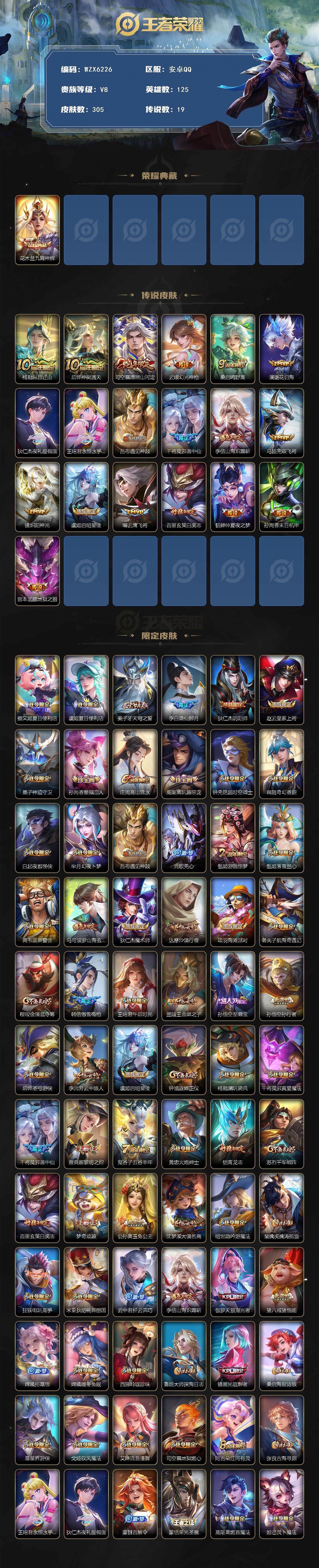 WZEY3381560王者荣耀账号详情图2