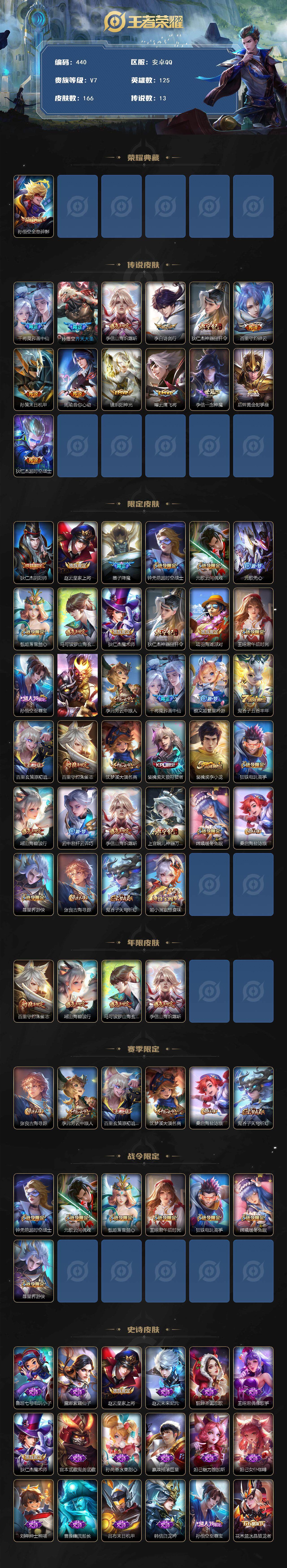 WZCMW3382460王者荣耀账号详情图2