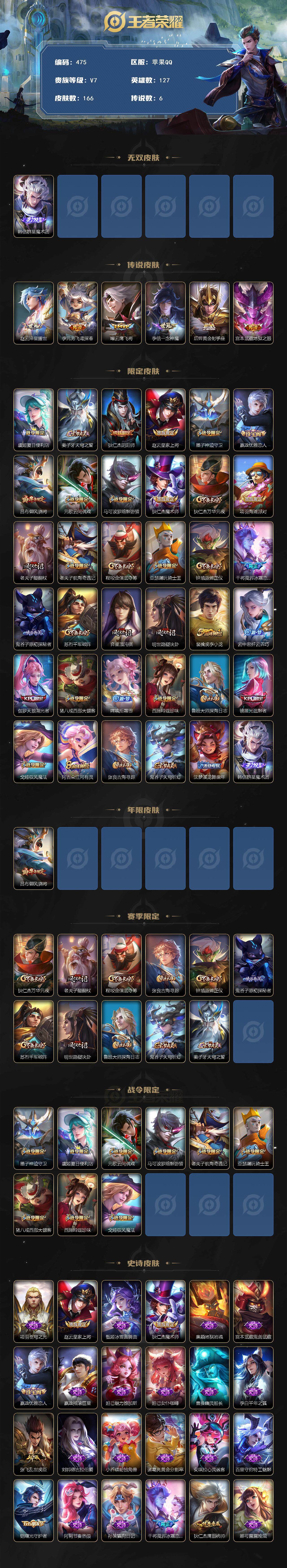 WZCMW3382896王者荣耀账号详情图2