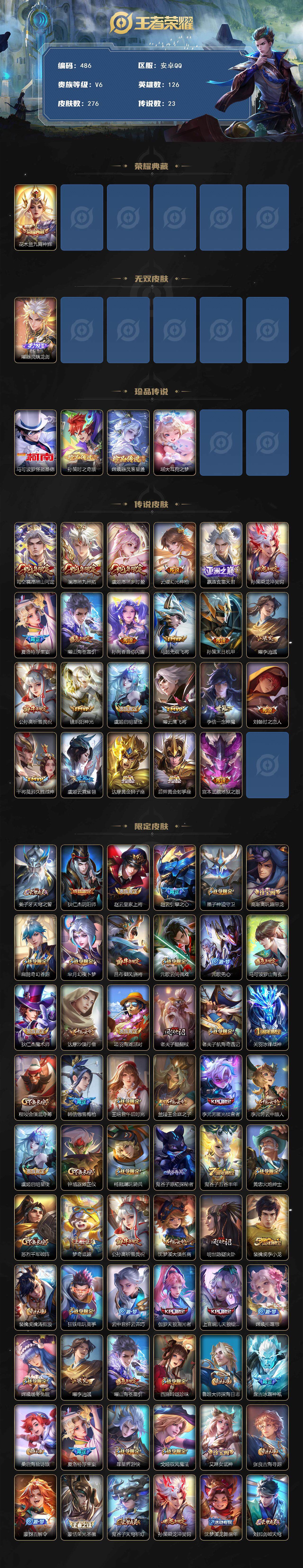 WZCMW3382900王者荣耀账号详情图2